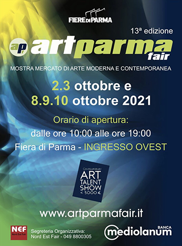 Locandina fiera Art Parma 2021
