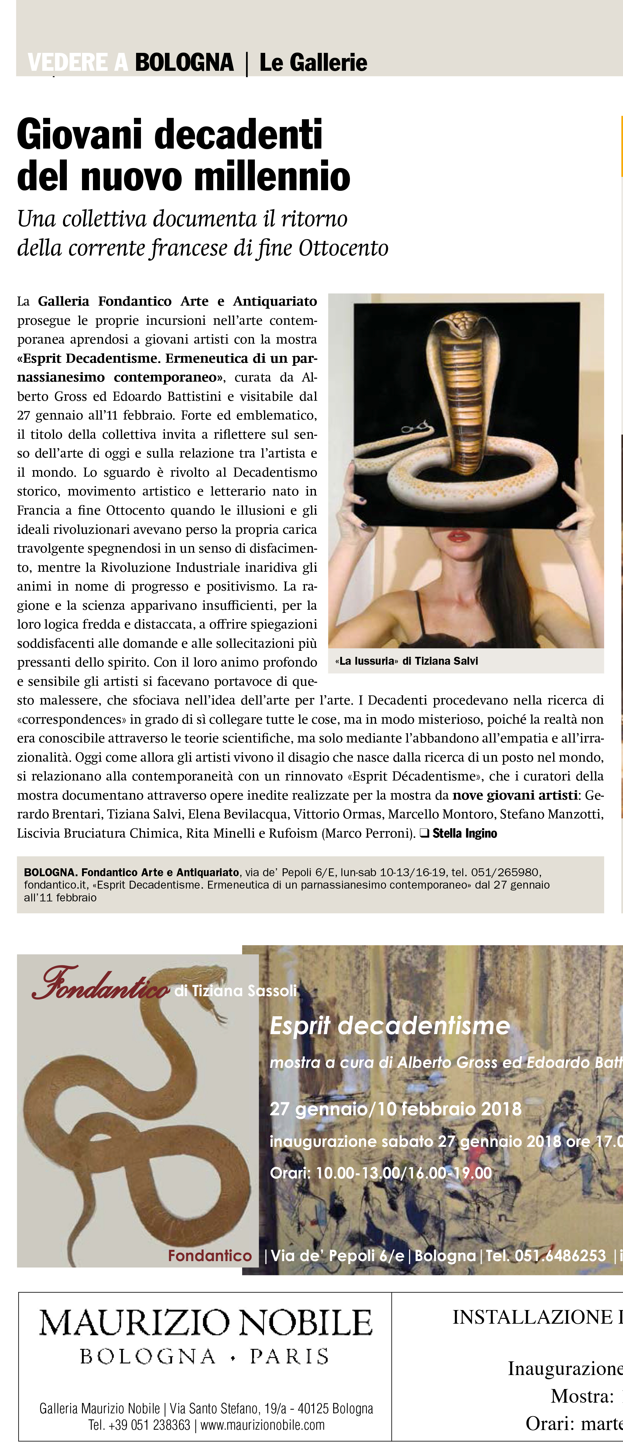 Articolo Il giornale dell'arte