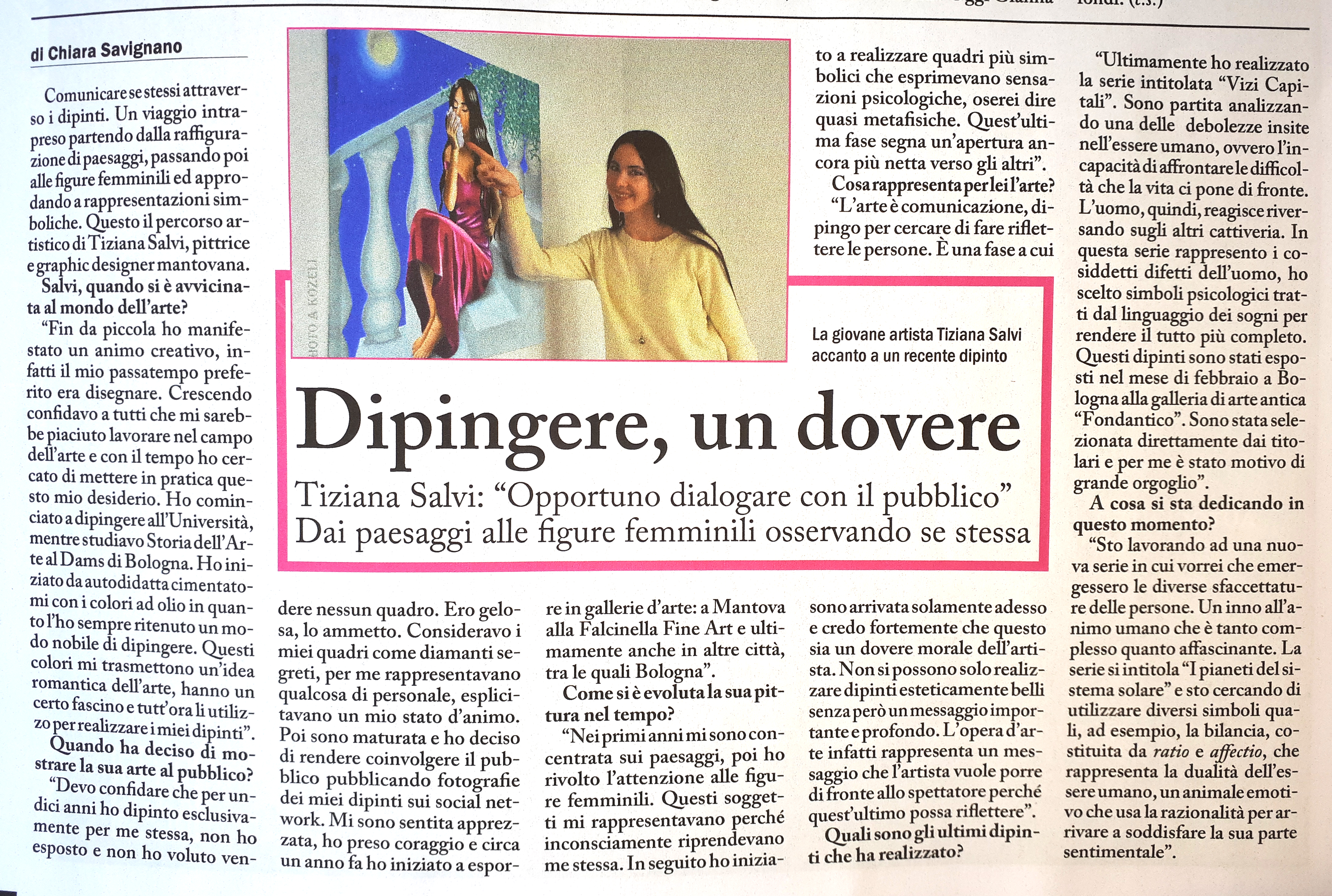 Intervista La nuova cronaca di Mantova