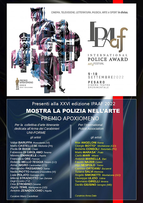 Locandina La polizia nell' arte